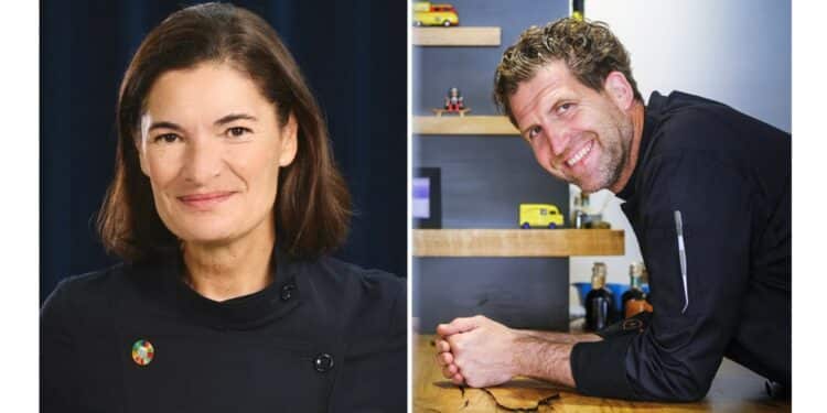 Patricia Ricard et Alexandre Mazzia, choisis par Banque Populaire Méditerranée porteront la flamme olympique (Crédits Ricard/AM)