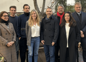 Des mécènes et des porteurs de projets soutenus par le fonds de dotation Entreprendre pour toi réunis chez Twally le 30 janvier 2024 (Crédit Gomet')