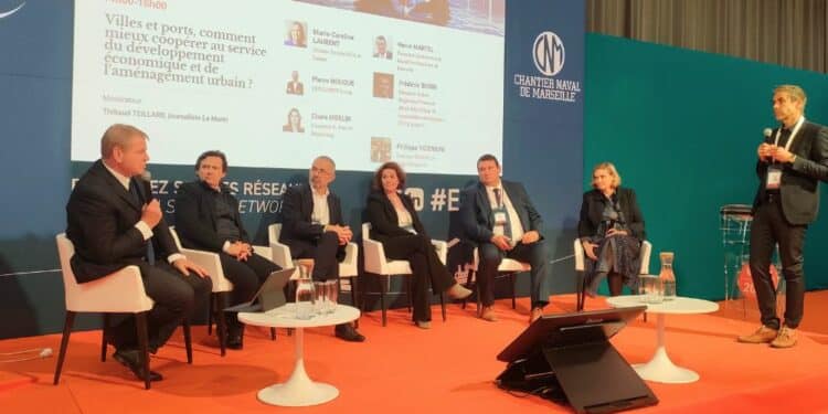 Frédéric Busin est intervenu lors du forum Euromaritime, mercredi 31 janvier (crédit : JRG / Gomet')