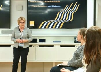 Aneli Mladenova, fondatrice de l'entreprise bucco-rhodanienne Itjump, est bénéficiaire du programme "Femmes entrepreneuses" d'Orange (crédit : JRG / Gomet')