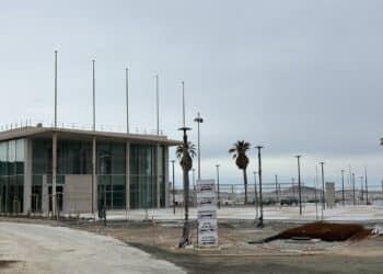Le stade nautique du Roucas Blanc (lundi 12 février 2024) accueille la Marina Olympique cette année pour les JO 2024 et ses épreuves de voile (Crédit Gomet')