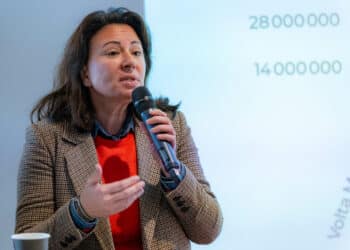 Alexandra Behar du cabinet d'avocat Akheos lors de la présentation du baromètre régional des levées de fonds (Crédit JYD/Gomet')