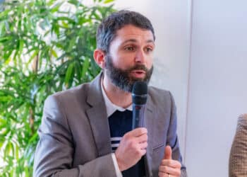 John Guinet de Rive Neuve Capital vendredi 16 février à Marseille (Crédit JYD/Gomet')