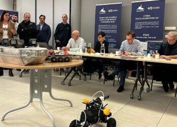 Le pitch final du challenge innovation de Seramm mardi 12 mars devant le jury (Crédit Seramm)