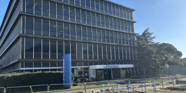 Le siège de La Provence avenue Roger salengro dans le 15e arrondissement de Marseille (Crédit Gomet')