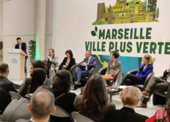 En avril 2022, la Ville de Marseille avait organisé une conférence de presse pour présenter sa candidature au programme des "Villes neutres pour le climat et intelligentes" (crédit : archives Gomet')