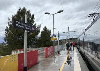 La station du TER à Vitrolles (Crédit Gomet')