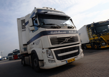 Le transport par camions prend une nouvelle dimension en Europe (Crédit Nicolas Chauveau, Parlement europeen)