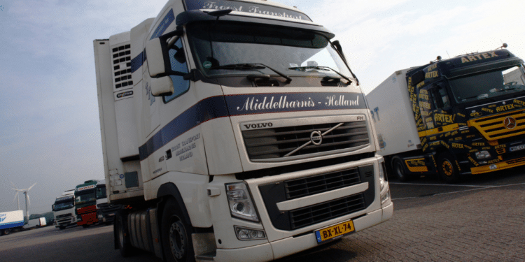 Le transport par camions prend une nouvelle dimension en Europe (Crédit Nicolas Chauveau, Parlement europeen)