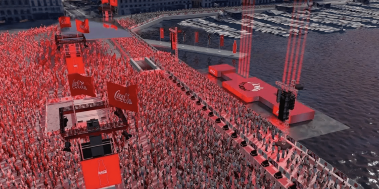 La scène flottante sur le Vieux-Port de Marseille. Crédit photo : Coke studio.