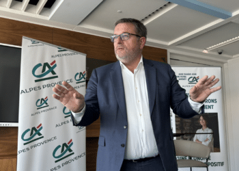 Laurent Fromageau, le directeur général du Crédit Agricole Alpes Provence (Crédit Gomet')
