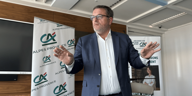 Laurent Fromageau, le directeur général du Crédit Agricole Alpes Provence (Crédit Gomet')
