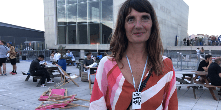 Véronique Collard Bovy quitte Fraeme (marseille) pour le Centre d'art Châteauvert dans le Var (Crédit archives Gomet')