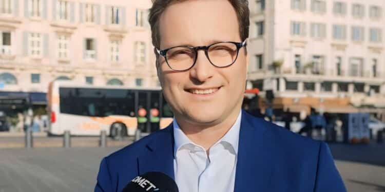 Sylvain Maillard était de passage à Marseille, lundi 15 avril (crédit : JRG / Gomet')