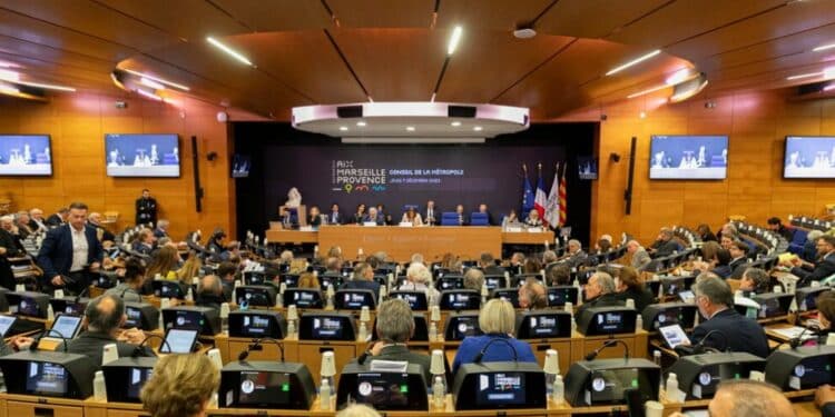 Le conseil métropolitain s'est réuni jeudi 18 avril (Crédit : Une volonté pour la Métropole via Twitter)