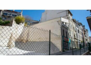 La "dent creuse" de la rue d'Aubagne, où se sont effondrés les immeubles le 5 novembre 2018 (crédit : archives 2020 Gomet')