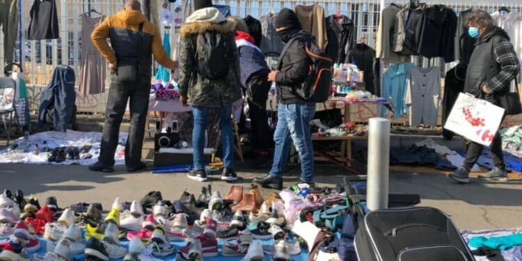 Biffins, rue de Lyon, à Marseille (15e) (crédit : archives JFE / Gomet')