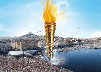 Illustration de la flamme olympique (crédit photo : Bojkovski Antonin)