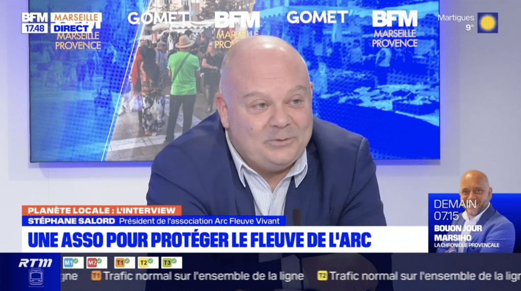 Stéphane Salord invité le 12 février 2024 de l'émission Planète Locale sur BFM Marseille Provence réalisée en partenariat avec Gomet'.
