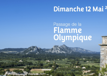 La flamme olympique sera de passage à Eygalières, le 12 mai prochain. Crédit photo : mairieeygalieres.com