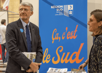 Jean-Pierre Serrus lors des 2e Rencontres du vélo et des mobilités douces organisées par Gomet' en mai 2023 (Crédit JYD/Gomet')