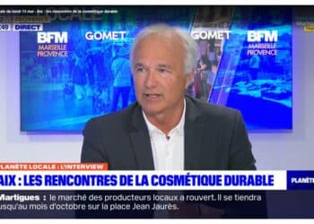 Jean-Marc Giroux, président de Cosmed, sur le plateau de "Planète locale", lundi 13 mai (crédit : BFM Marseille Provence)
