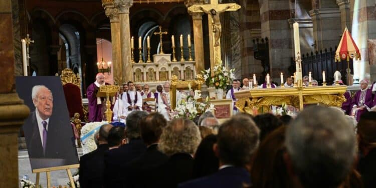 Les obsèques de Jean6Claude Gaudin à la Major, jeudi 23 mai (crédit : JRG / Gomet')