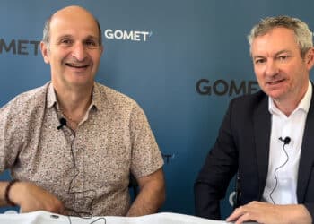 Eric Chevalier, le 1er adjoint de la Ville d'Aix interrogé par Jean-François Eyraud, rédacteur en chef de Gomet', à l'occasion de la Fête du vélo dimanche 26 mai (Crédit Gomet')