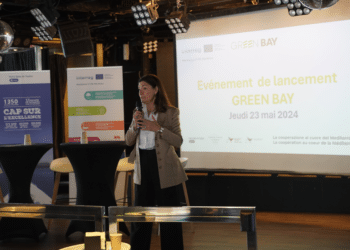 Patricia Ricard, présidente de l'Institut océanographique Paul Ricard. Crédit photo : Ports de Toulon.