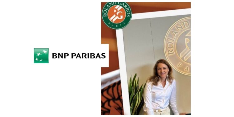 Anne Pointet à Roland Garros (Crédit BP Paribas)