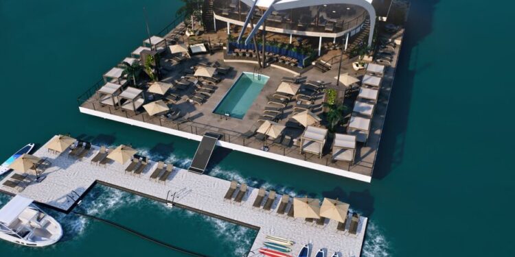 Des élus et maires de la Côte d’Azur s’opposent à la structure flottante Canua Island (Mandelieu)