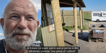 Hervé Bourdon en vélo en direction du Cap Nord en Norvège nous parle de la gestion des déchets dans les pays scandinaves (Crédit valvert on the road)