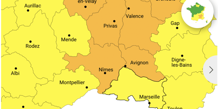 Vigilance jaune et orange : alerte météo aux orages en Provence