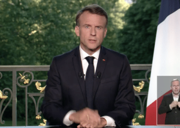 Emmanuel Macron annonce la dissolution de l'Assemblée nationale (Crédit Capture Elysée)