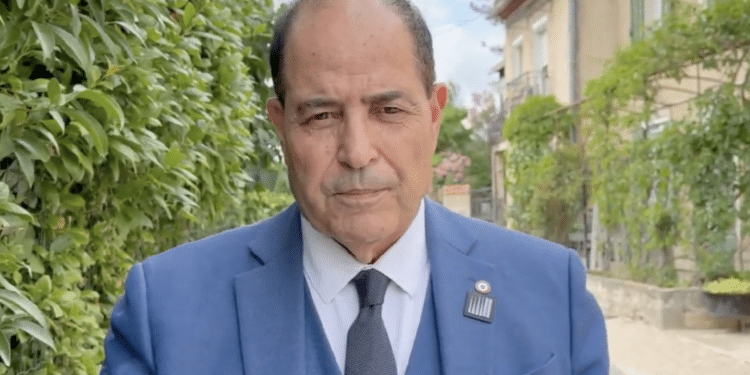 Mohamed Laqhila s'adresse aux électeurs de sa circonscription (Crédit capture Youtube)