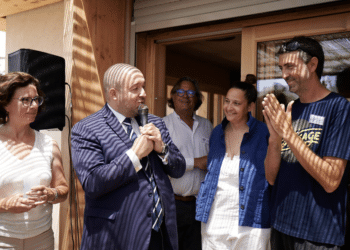 Guillaume Gomez, ambassadeur pour la gastronomie, l’alimentation et les arts culinaires en France et Pierre-André Aubert du Présage (Crédit Anne-Sophie Nival)