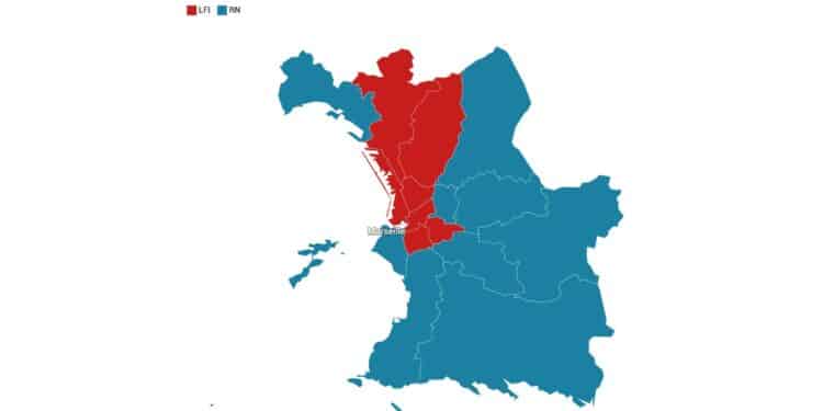Européennes : le RN et LFI se partagent Marseille