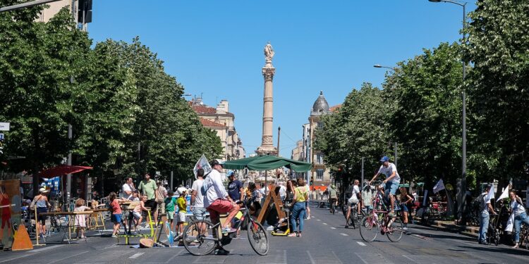 La Fête du Vélo sur l'avenue du Prado (Crédit Enzo Maury)