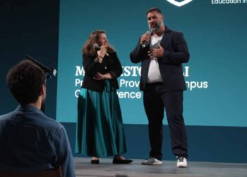 Le conseil d’administration de Provence Campus est présidé par Micke Ristorcelli, directeur du développement de Provence Studios ici au micro (Crédit Gomet')