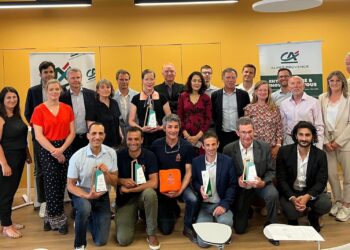 photo lauréats concours Crédit Agricole