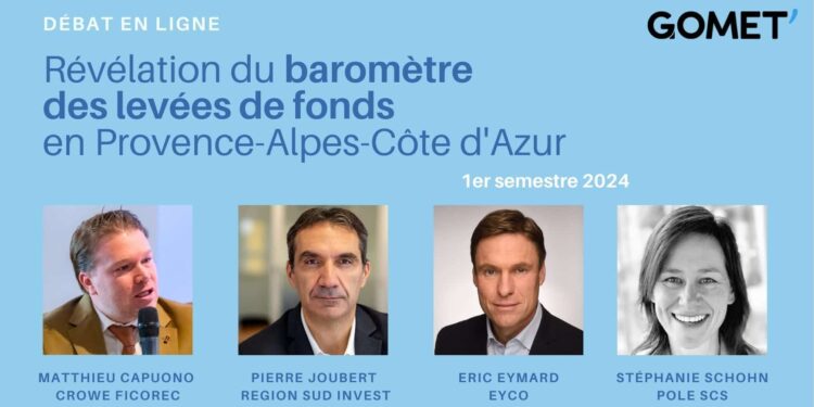 En direct à 10h30 : levées de fonds du 1er semestre 2024, quel bilan en Provence-Alpes-Côte d’Azur ?