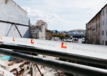 Chantier de l'Îlot Bon Pasteur (Crédit Klarté)