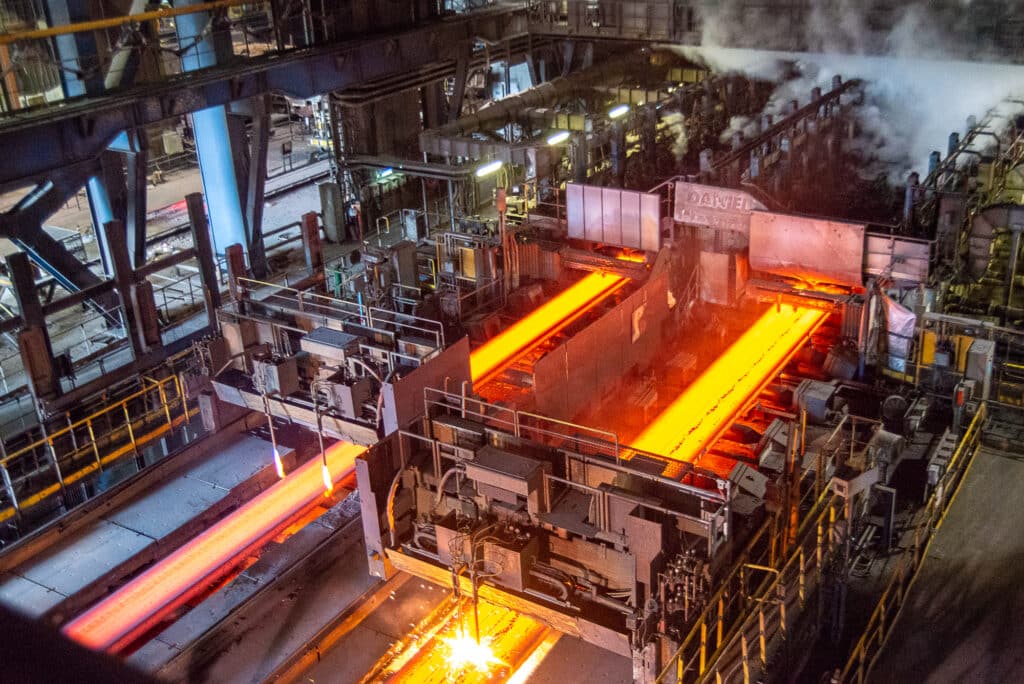 ArcelorMittal à Fos (Crédit JY Delattre/Gomet').