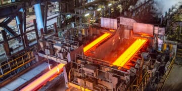 ArcelorMittal à Fos (Crédit JY Delattre/Gomet').