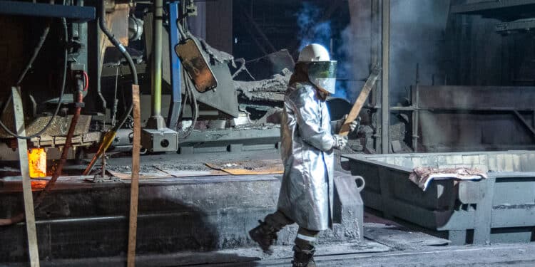 ArcelorMittal à Fos (Crédit JY Delattre/Gomet').