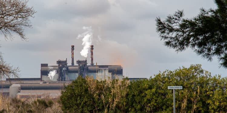 ArcelorMittal à Fos (Crédit JY Delattre/Gomet').