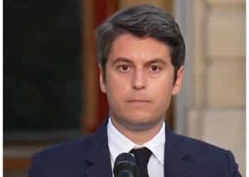 Gabriel Attal dimanche 7 juillet 2024 après le second tour des législatives (Crédit capture Matignon)