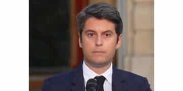 Gabriel Attal dimanche 7 juillet 2024 après le second tour des législatives (Crédit capture Matignon)