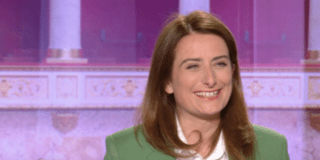 Marine Tondelier, secrétaire nationale d'Europe Écologie Les Verts (Crédit capture TF1)