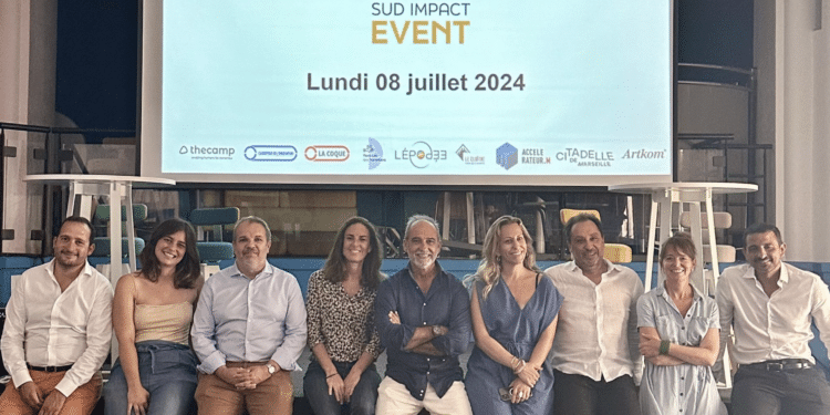 Les responsables des tiers-lieux co-organisateur du Sud Impact Event (Crédit La Coque)